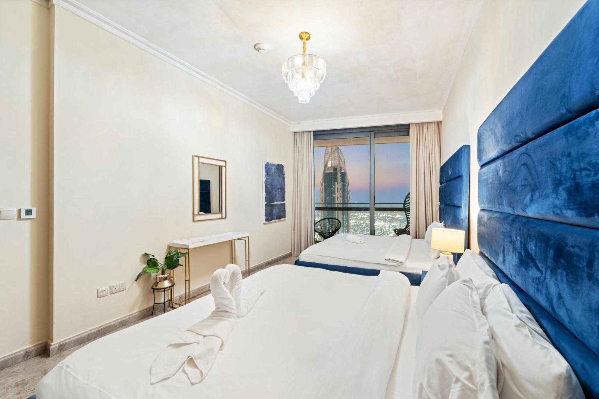 First Class 2Br With Full Dubai Skyline & Sea View 외부 사진