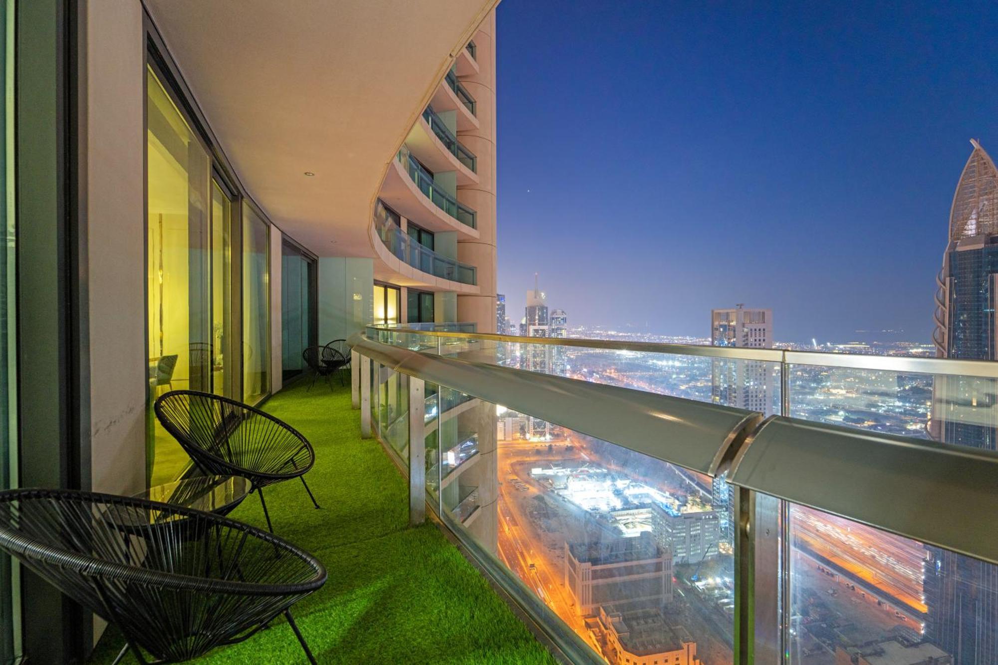 First Class 2Br With Full Dubai Skyline & Sea View 외부 사진