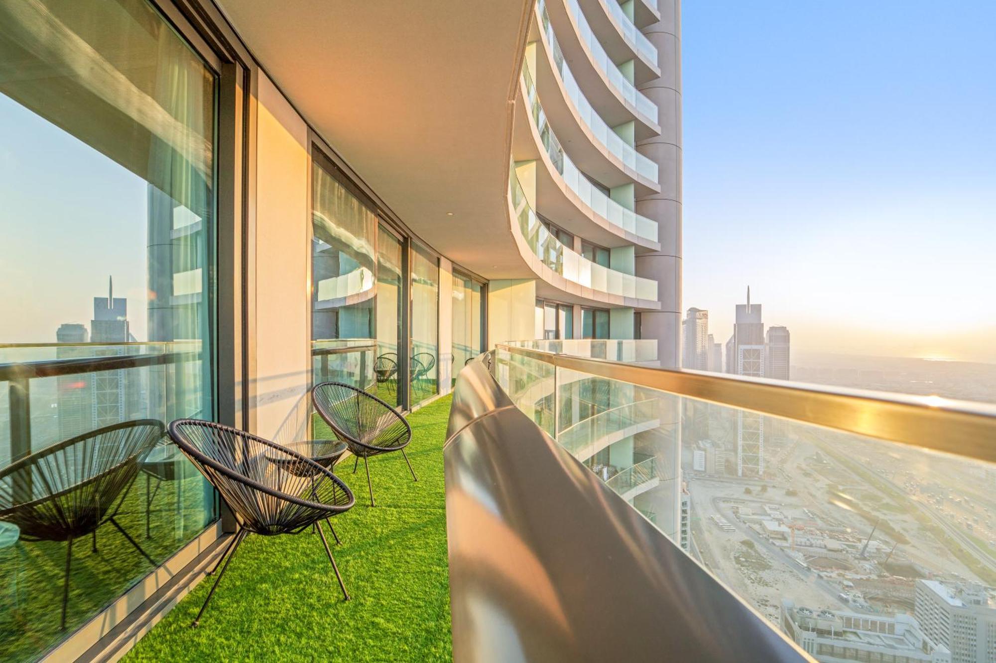 First Class 2Br With Full Dubai Skyline & Sea View 외부 사진