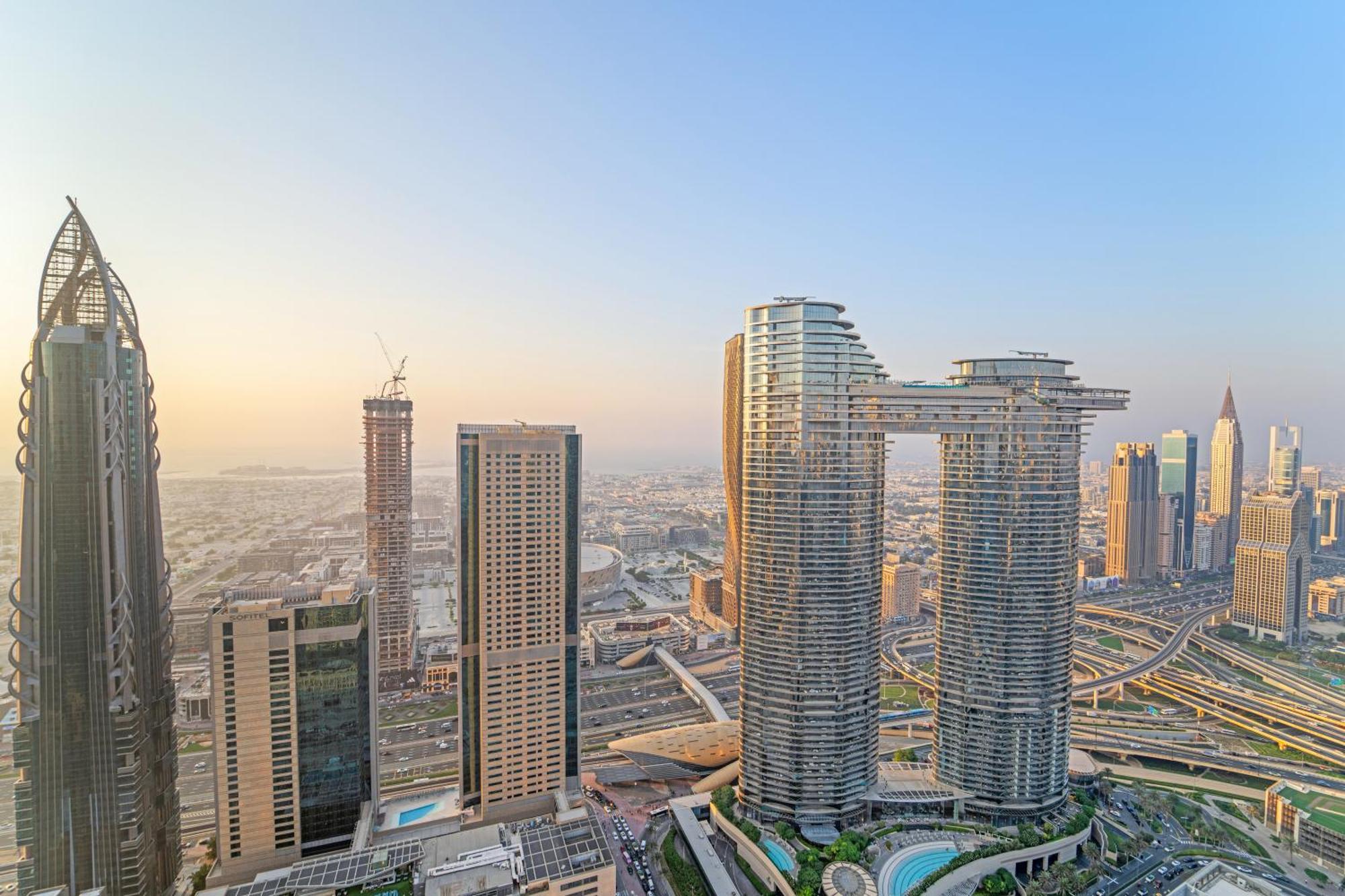 First Class 2Br With Full Dubai Skyline & Sea View 외부 사진