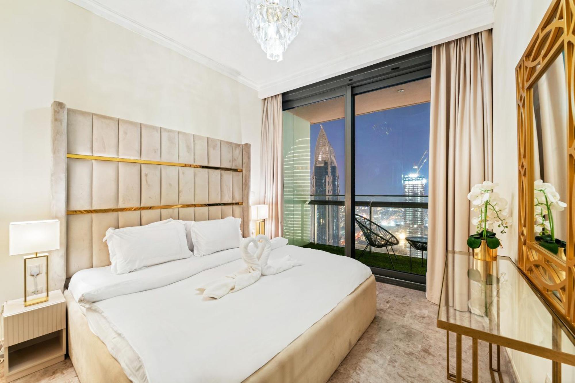 First Class 2Br With Full Dubai Skyline & Sea View 외부 사진