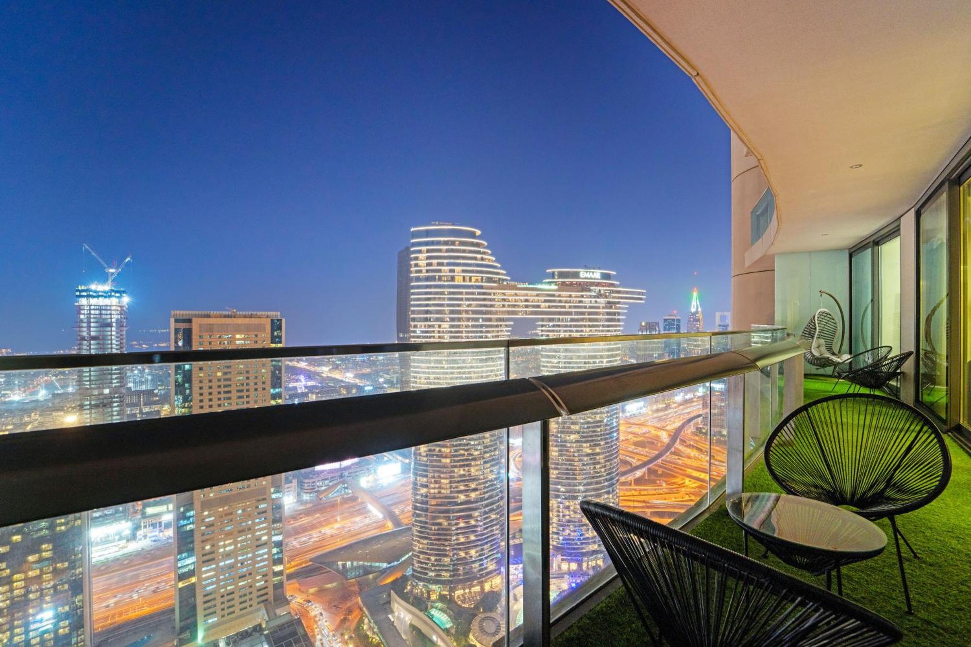 First Class 2Br With Full Dubai Skyline & Sea View 외부 사진